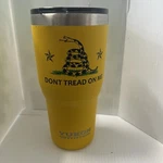 Yukon Outfitters Freedom 30OZ Gold With Dont Tread Me Print Tumbler Used. Price: $28.99.