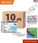 Heavy-duty Giant Paper Clips 1,000 Count, Perfect For Office & Classroom New. Price: $22.49.
