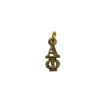 Alpha Phi Lavaliere In 24K Gold Plate, Greek Sorority Charm New. Price: $6.50.