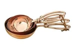 Creative Co-op Hammered Copper Plated Stainless Steel Measuring Cups New. Price: $45.00.
