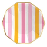 Slant Collections 8-COUNT Disposable Dinner 9-INCH Paper Plate, Cabana Stripe New. Price: $23.46.