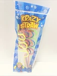 6 Total Fun Krazy Straws Assorted Colors Crazy 10" Long Sealed New. Price: $6.70.