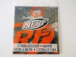 Nerf Unique Plastic Tablecover 54" X 84" Birthday Party *new In Package. Price: $5.97.
