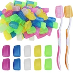 Roucerlin 100 Packs Toothbrush Covers Cap, 1.5 X 0.7 0.9 Inches, Colors New. Price: $25.99.