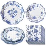 Blue Willow Paper And Napkin Set - Elegant Disposable Plates For Weddin... New. Price: $29.97.