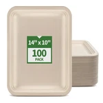 Aichef 100 Pack 14 Inch Large Disposable Trays For Crawfish Seafood Boil... New. Price: $134.71.