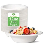 Greensight 12OZ Paper Bowls Heavy-duty, 100 Pack Disposable For Hot Sou... New. Price: $23.47.