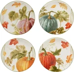 Autumn Harvest 9" Salad/dessert Plates, Multicolor, Medium, Set Of 4 New. Price: $56.99.