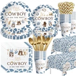 Xenorik Western Cowboy Baby Shower Decorations Tableware - Wild Rodeo Li... New. Price: $32.04.