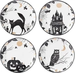 Lenox Vintage Halloween Haunted Assorted Accent Plates, Set Of 4 New. Price: $48.99.
