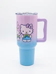 Silver Buffalo Sanrio Hello Kitty And Friends 40-OUNCE Stainless Steel Tumbler Used. Price: $12.99.