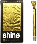 New Shine 1 Sheet Pack King Size Rolling Paper Karat Gold. Price: $9.49.