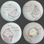 Primo Design Dessert Plates Set Of 4 Used. Price: $27.45.