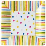 Ideal Home Range 8 Count Boston International Square Paper Dessert Plates New. Price: $14.93.