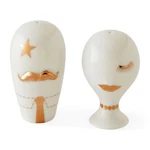 Rare Nwt 100% Authentic Gilded Mr. & Mrs. Muse Salt Pepper Set Jonathan Adler New. Price: $159.99.