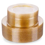 Goodluck 120PCS Gold Plastic Plates, Disposable Glitter Heavy Du. New. Price: $54.99.