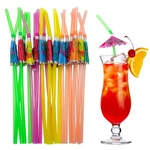 100PCS Umbrella Drink Straws 9.45 Inch Assorted Colors Fancy Mini Paper New. Price: $15.40.