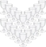 48 Pcs Disposable Plastic Wine Glasses 6 Oz Party Cups Hard Drinkin New. Price: $40.45.