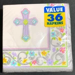 Blessed Day First Communion Beverage Napkins 36CT - Amscan Brand New. Price: $6.50.