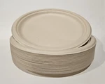 Eco Savvy 10-INCH Compostable Plates Sugarcane Bagasse Biodegradable 50-PACK New. Price: $19.99.