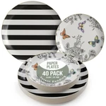 Trendables Floral Paper 8.5 Inch & 10.5 40 Pcs Dinner Set F... New. Price: $123.06.