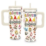 Xiiai Gift For Her, 24OZ Themed Tumbler With Handle Ounces, GNOMES1 New. Price: $36.22.