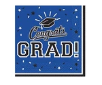 Amscan School Colors Pride Luncheon Napkins, Standard, Blue New. Price: $12.99.