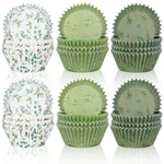 Whaline 600PCS Greenery Cupcake Liners Eucalyptus Olive Leaf Baking Cups Sage... New. Price: $21.54.