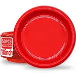 Red Plastic Plates Disposable 10 Inch For Graduation Party, World Cup 50 Pc... New. Price: $26.49.