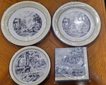 New Spode By C.r. Gibson Giallo Paper Dinner Plates & Napkins. Price: $46.68.
