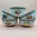 Villeroy & Boch French Garden Fleurence Dessert Fruit Bowls 4 5/8" Set Of Used. Price: $63.75.