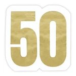 Slant 50 Gold Foil Paper Napkins New. Price: $5.00.