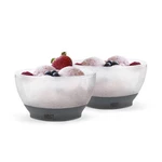 Host Freeze Ice Cream Bowls Silicone Grip, Double Walled Insulated New. Price: $63.66.