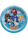 Amscan Sonic The Hedgehog Round Paper Plates - 9" Blue, Medium, New. Price: $20.99.