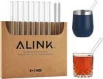 Alink Short Glass Straws, 6 X 10 Mm Clear For Cocktails, Whiskey, Coff New. Price: $10.57.