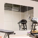 Wall Mirror Tiles Frameless Square Set Of 2MM 12" Murrey Home New. Price: $44.63.