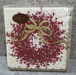 Caspari Pepperberry Cocktail Napkins Christmas 20PK 3PLY Paper 8070C New Sealed. Price: $14.95.
