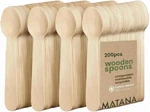 - 100% Natural Disposable Bamboo Wooden Spoons 6.3" Inch (200 Pack) Compostabl New. Price: $24.60.