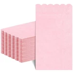 Natnarr 60 Pcs Pink Napkins, 2 Ply Scalloped Light Disposable Guest New. Price: $18.17.