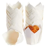 Juvale 100-PACK White Tulip Cupcake Liners For Wedding, Birthday Party, Parch... New. Price: $17.89.