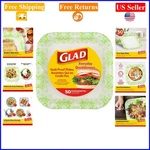 10-INCH Square Disposable Paper Plates, Green Victorian Design, 50 Count New. Price: $20.49.