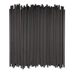 Armrouns 100 Pack Plastic Straws, Long Disposable Inch, Black New. Price: $11.56.