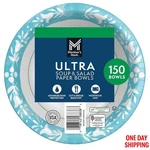 Members Mark Ultra Soup Salad Paper Bowls 20OZ 150CT Heavy Duty New. Price: $23.48.