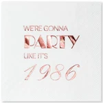 Crisky 40TH Birthday Cocktail Napkins Rose Gold 50 Count (pack Of 1), 1981 New. Price: $15.46.