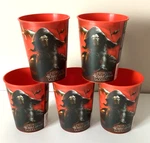 Set Of 5 Star Wars Disney Reusable Plastic Party Cups Red 16 Oz. Birthday Used. Price: $17.98.