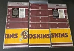 New Nfl Washington Commanders 54X96 Plastic Table Cover Lot Of 3 Amscan Sealed. Price: $14.99.