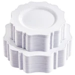 100 Pcs White Plastic Set,fancy Beaded Plates-european Include ... New. Price: $62.41.
