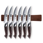 Hoshanho 4.5IN Steak Knives Set Of 6 Serrated Knife With Magnetic Strips New. Price: $98.99.