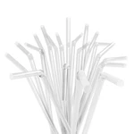 Flexible Plastic Drinking Straws - 7.75" 0.23" (250, Clear) New. Price: $13.07.