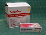 (case Of 10 Boxes) Sunnycare 7803 Powder Free Vinyl Disposable Gloves Size Large New. Price: $27.60.